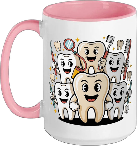 Dental Assistant Squad Dentist Office Tooth Team Ceramic Mug