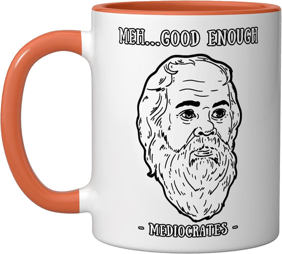 Philosophy Students Greek Philosopher Funny Greek Ceramic Mug