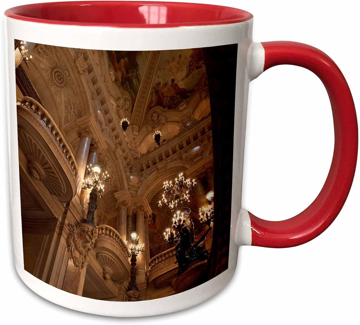 France, Paris. Interior Of Paris Opera House Ceramic Mug