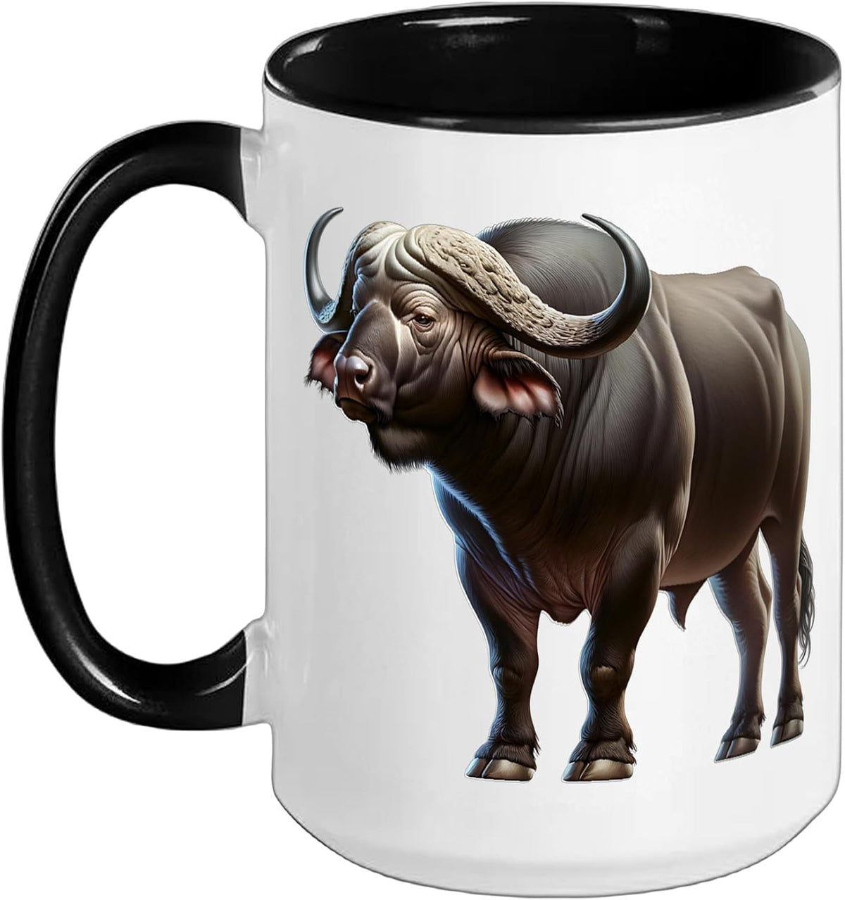 African Buffalo Ceramic Mug