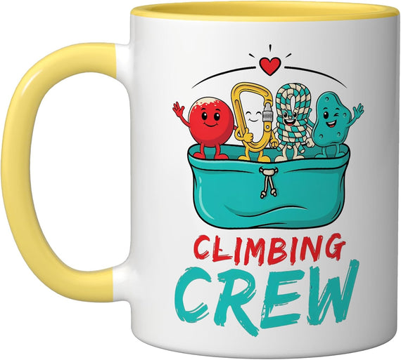 Rock Climbing Climber Bouldering Sport Trad Boulder Climb Ceramic Mug