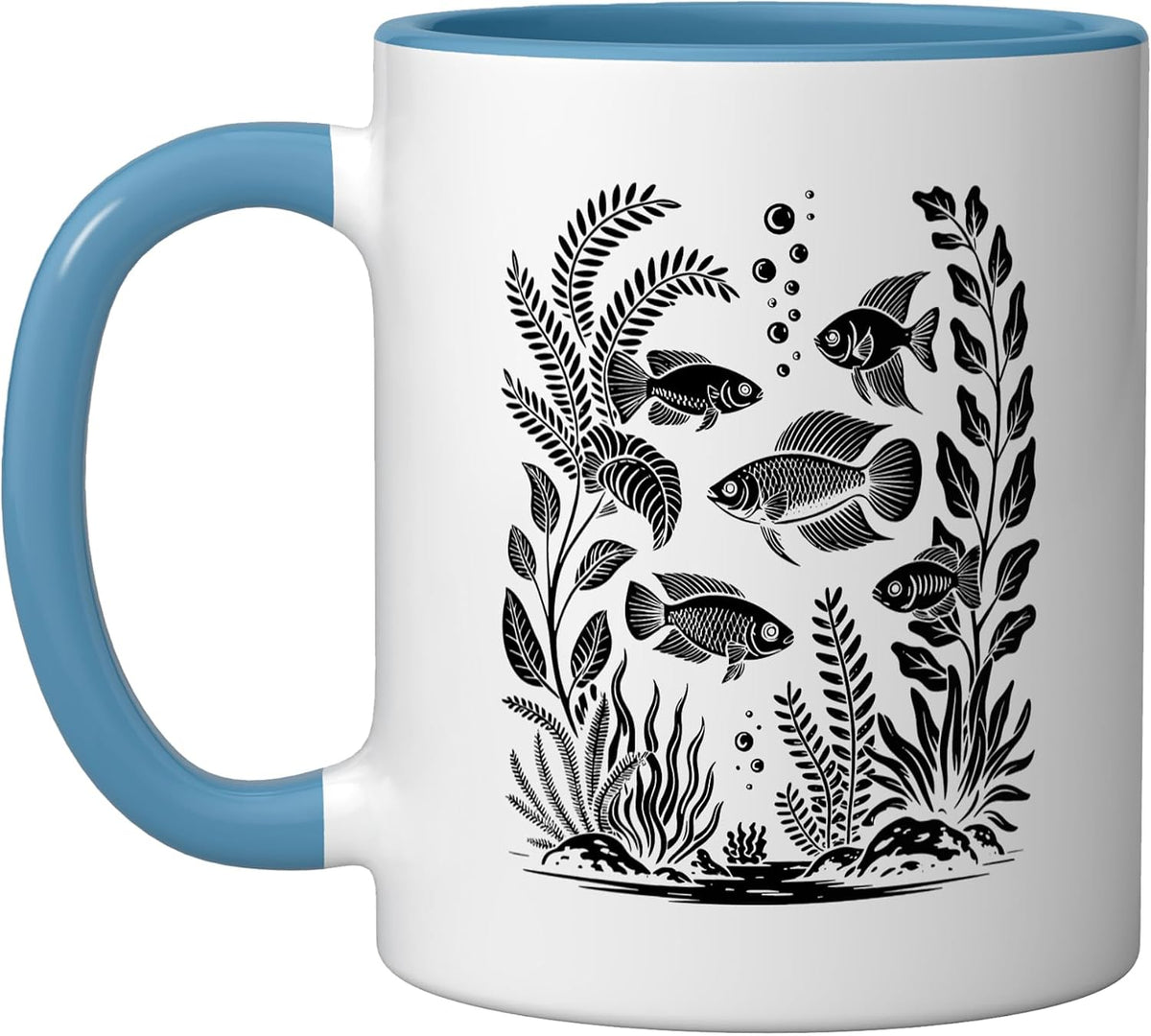 Fish Room Multiple Tank Aquarist Fishkeeper Pride Tanks Ceramic Mug