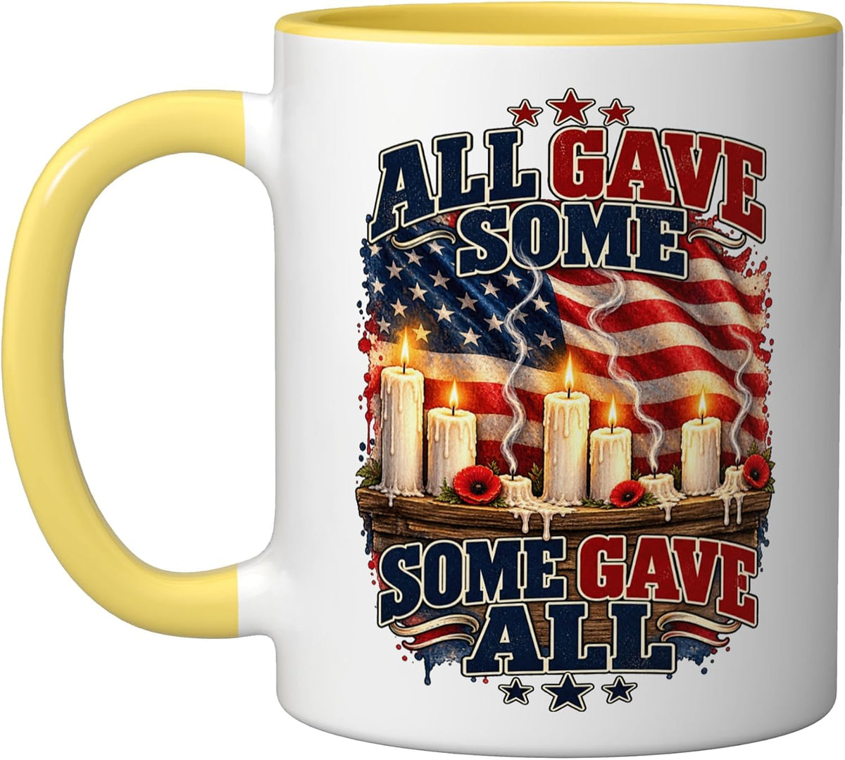 All Gave Some Candles Poppies Remembrance Veterans Day Ceramic Mug