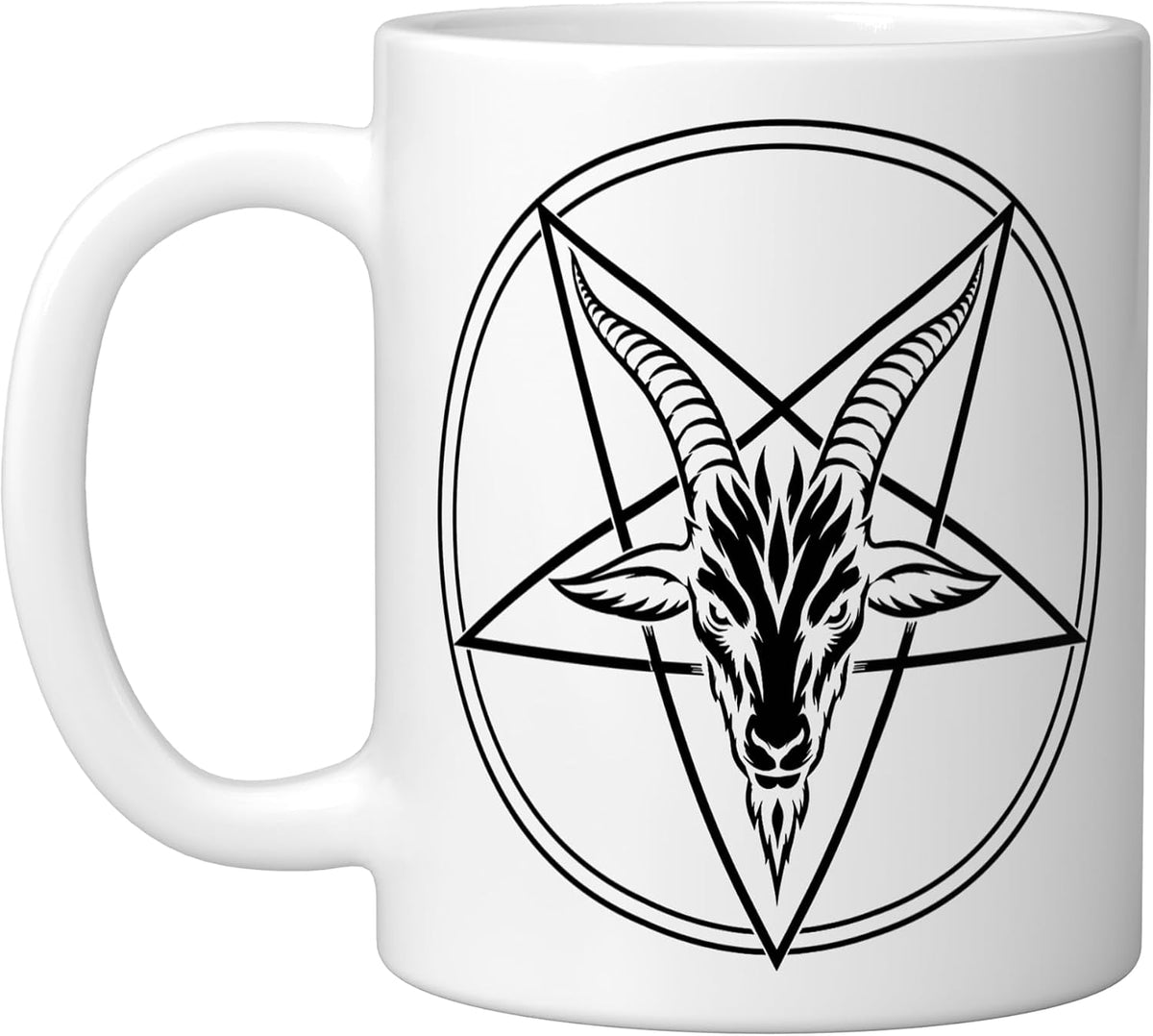 Baphomet Pentagram Occult Gothic Sigil Symbol Rock Music Ceramic Mug
