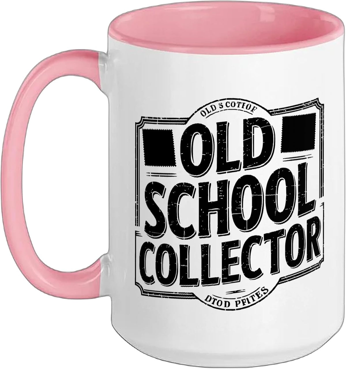 Old School Stamp Collector Still Using Tongs Digital World Ceramic Mug