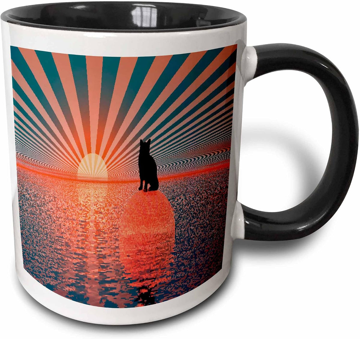 Beverly Turner Design - Sundown Cat Ceramic Mug