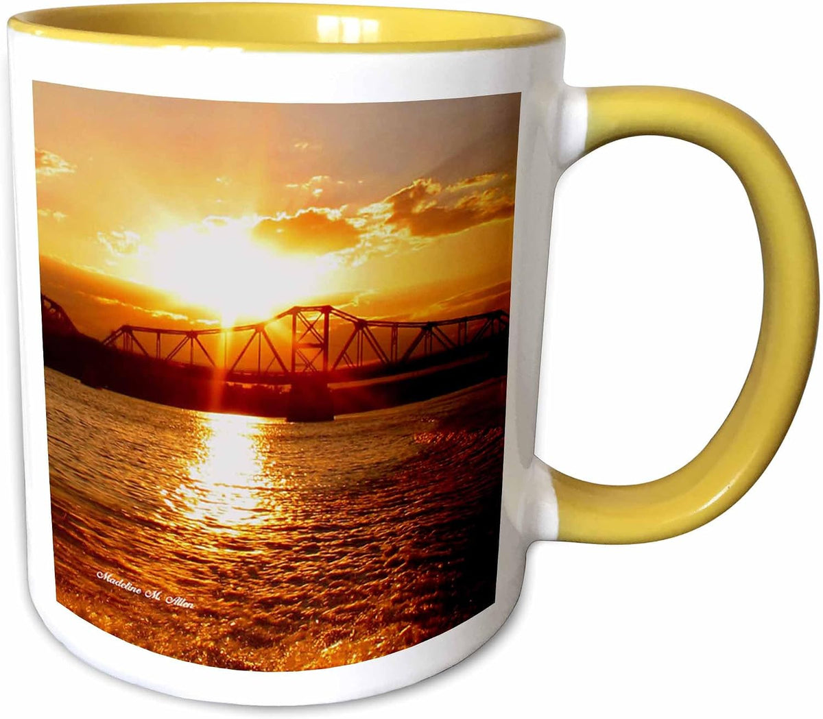 Sunset Gold Ceramic Mug