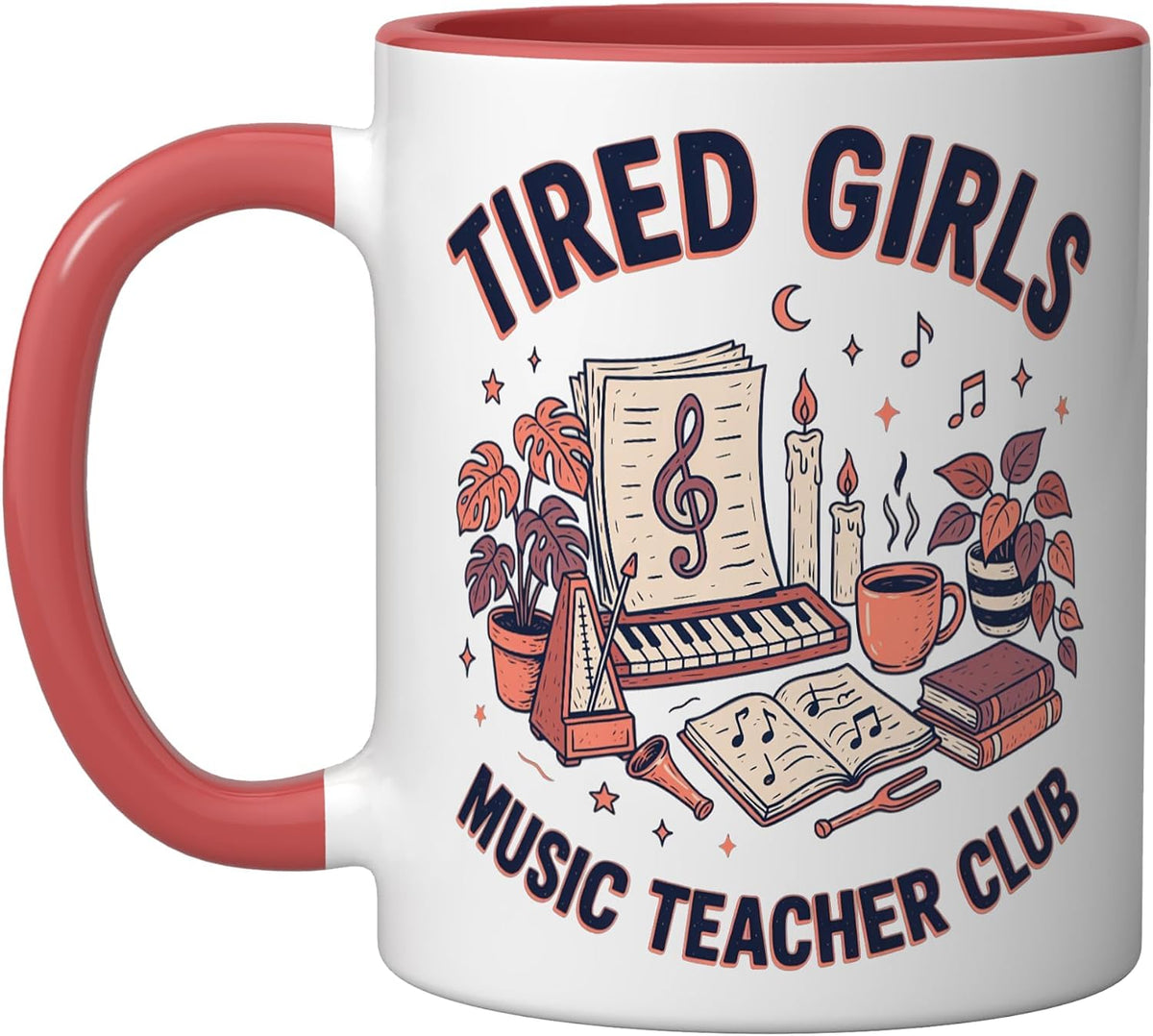 Music Teacher Instructors Educators Band Director Tutor Ceramic Mug