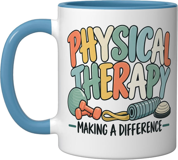 Physical Therapy Team Therapist Pt Month Rehabilitation Ceramic Mug