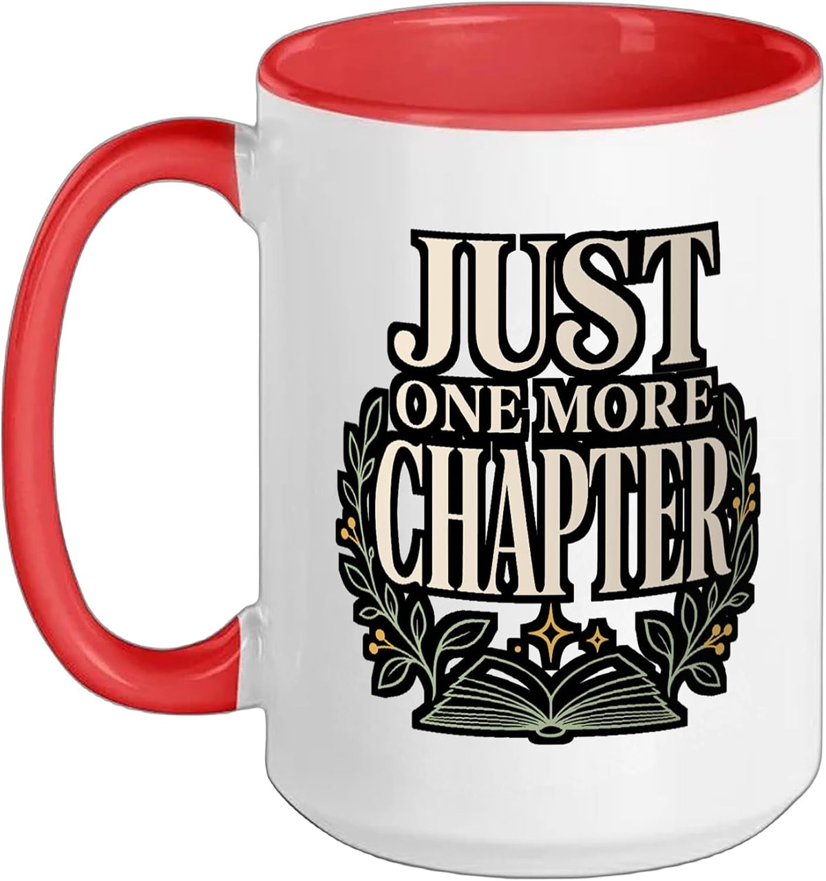 More Chapter Book Lover Reading Ceramic Mug