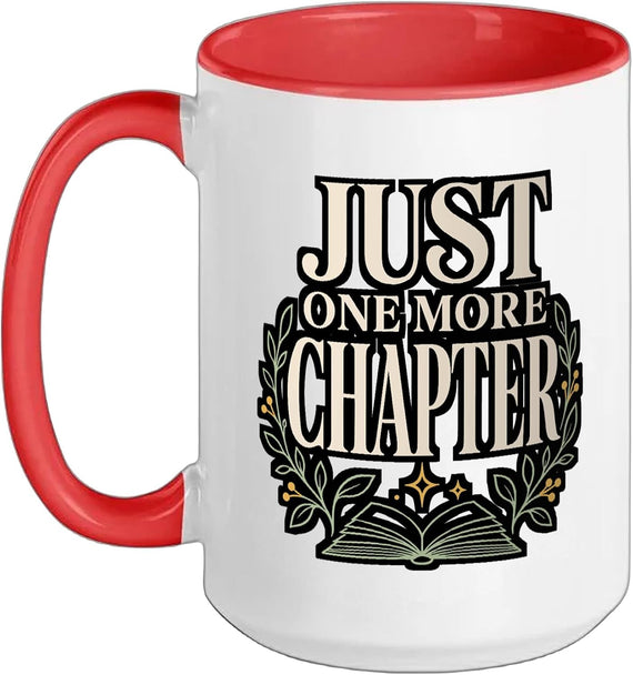 More Chapter Book Lover Reading Ceramic Mug