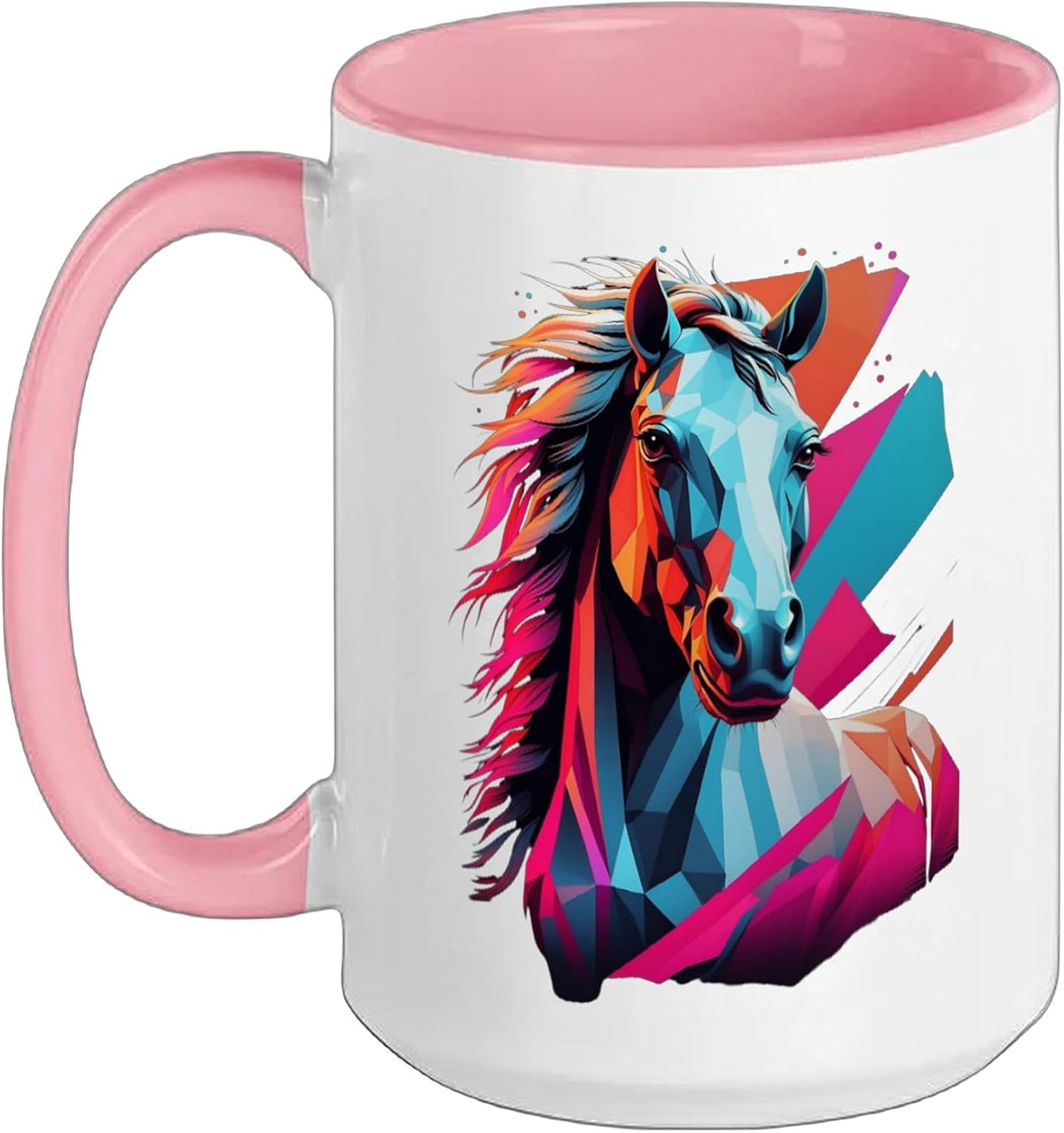 Colorful Horse Ceramic Mug