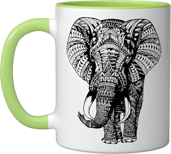 Elephant Africa Safari Wilderness Animal Cute Elephants Ceramic Mug