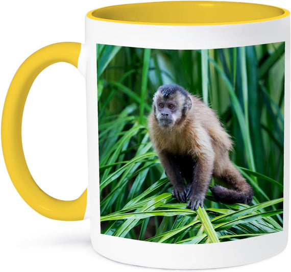 Brown Capuchin Monkey Ceramic Mug