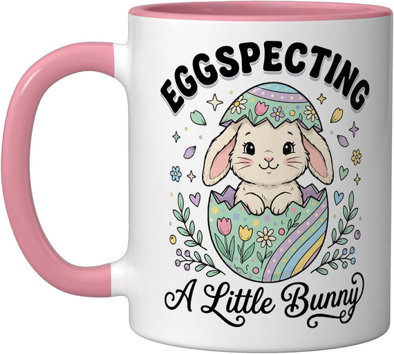 Eggspecting A Little Bunny Ceramic Mug