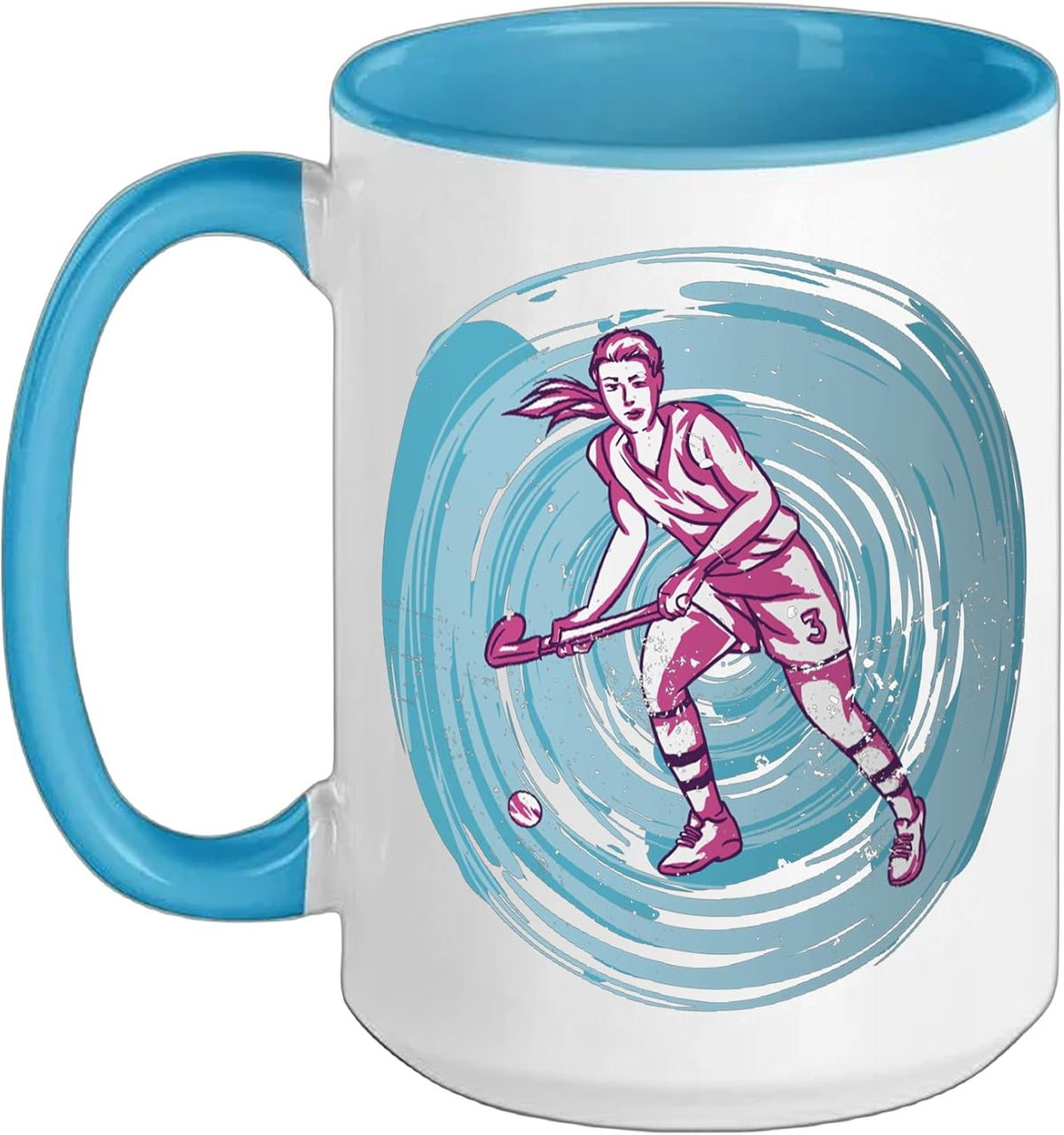 Field-Hockey-Players Indoor-Hockey Game Women Field-Hockey Ceramic Mug