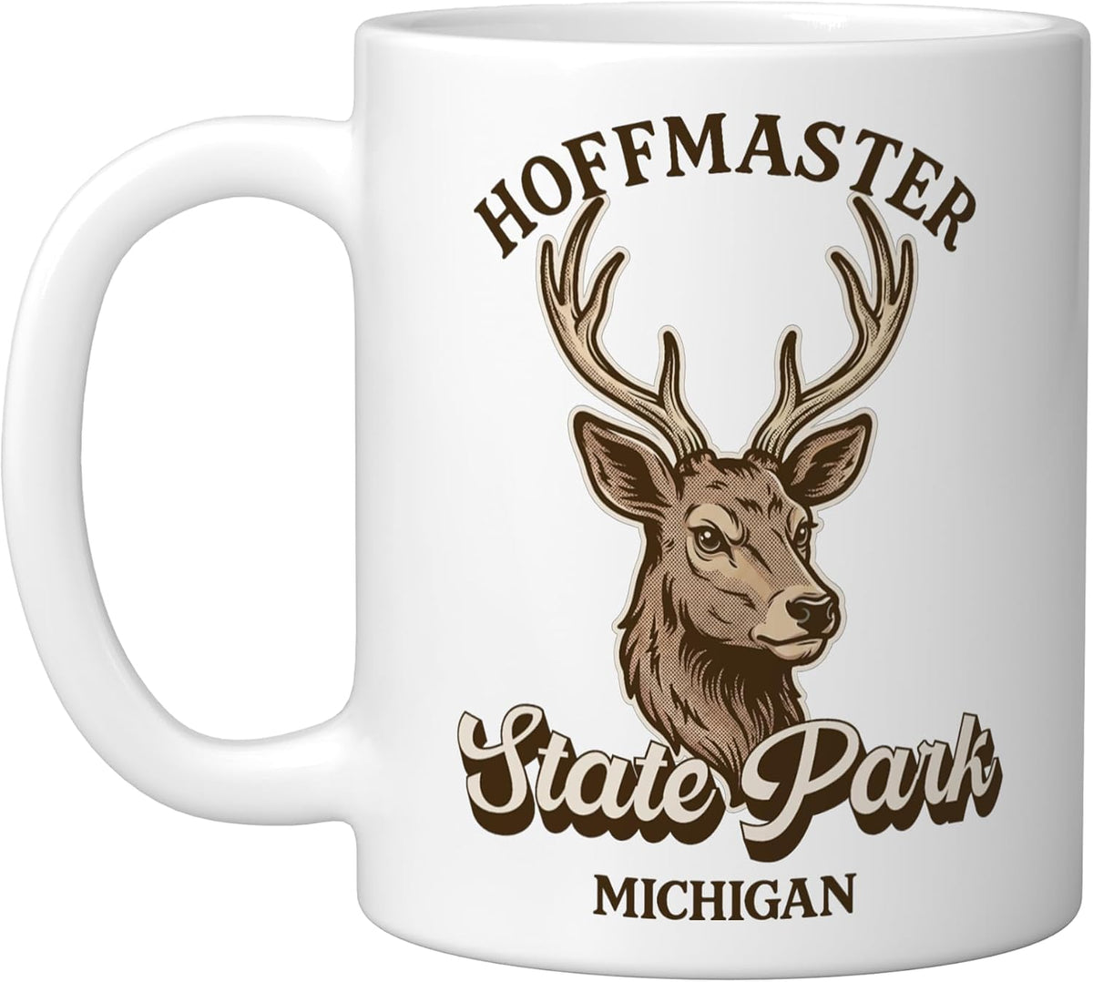 Hoffmaster State Park Michigan Outdoors Wild Deer Souvenir Ceramic Mug