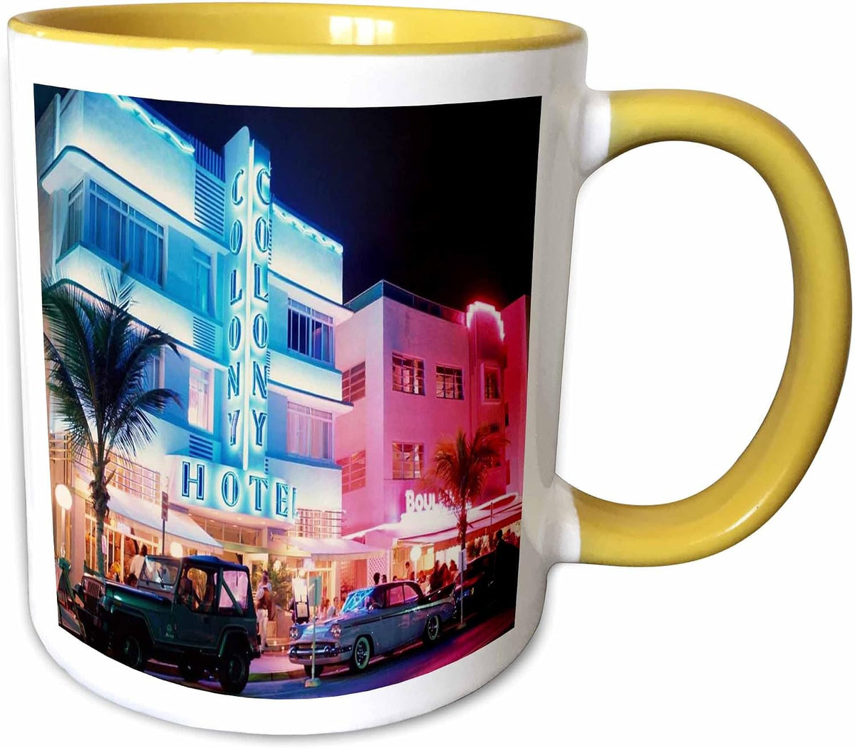 Florene Worlds Exotic Spots - South Beach Ceramic Mug