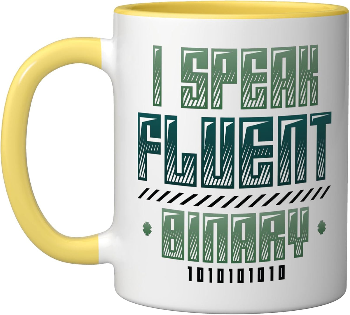 I Speak Fluent Binary Code Programmer Ceramic Mug
