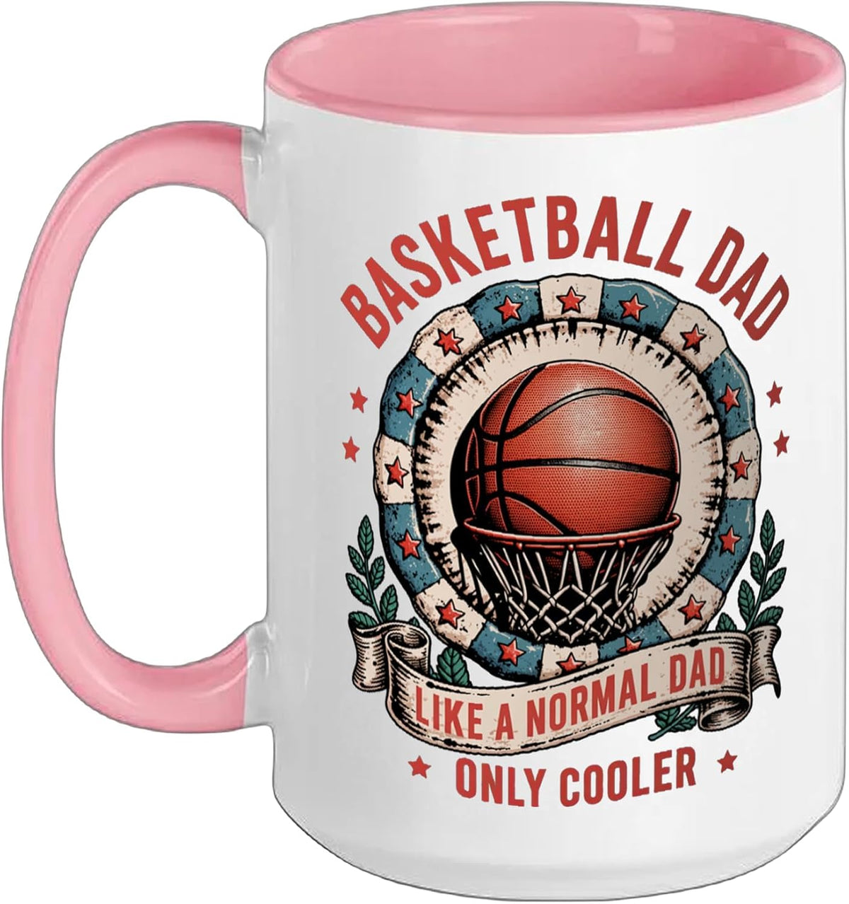 Basketball Dad Like A Normal Dad Only Cooler Ceramic Mug