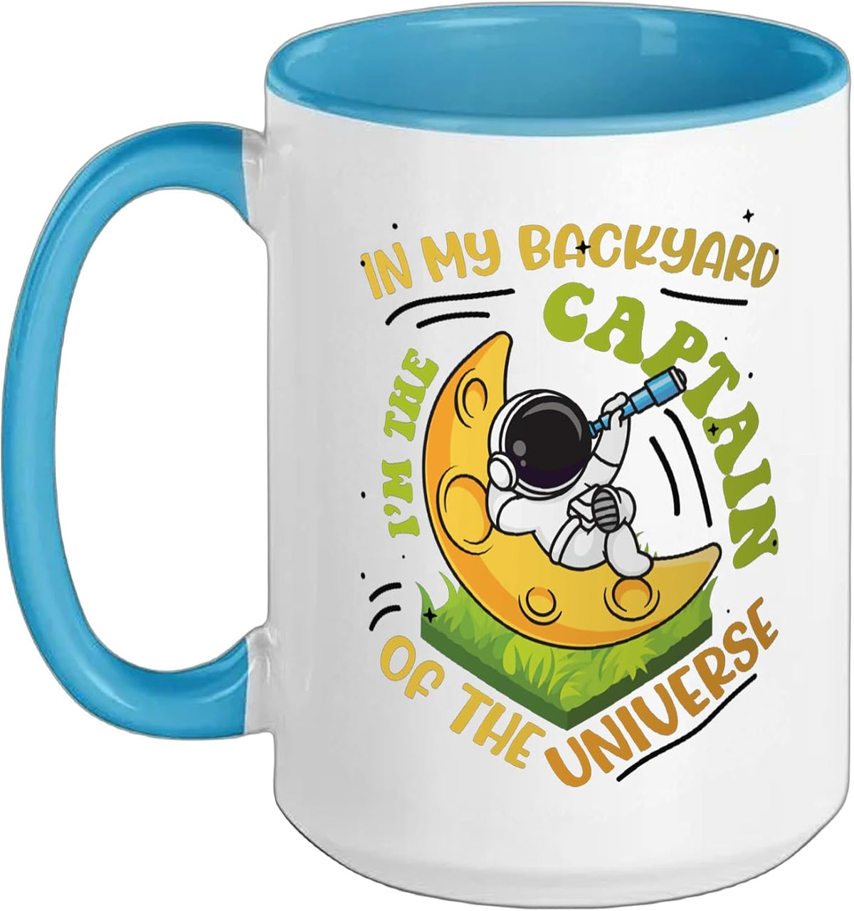 Stargazing Telescope Future Astronomer Astronomy Ceramic Mug