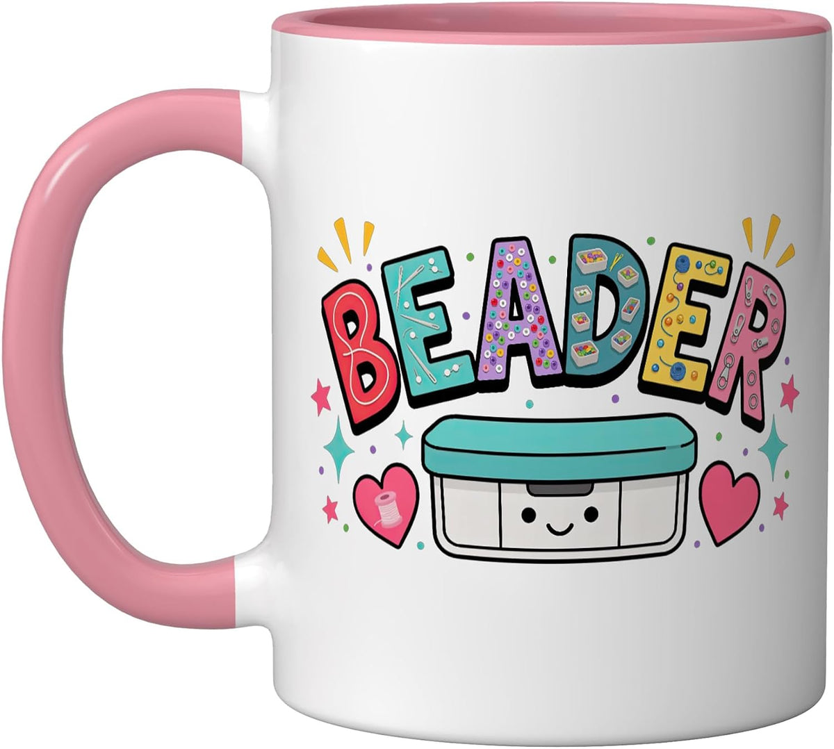 Beading Beadwork Stringing Beadcraft Beader Ceramic Mug