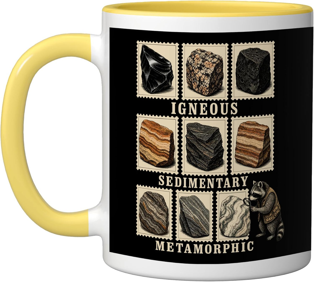 Types Of Rocks Geology Earth Science Teacher Ceramic Mug