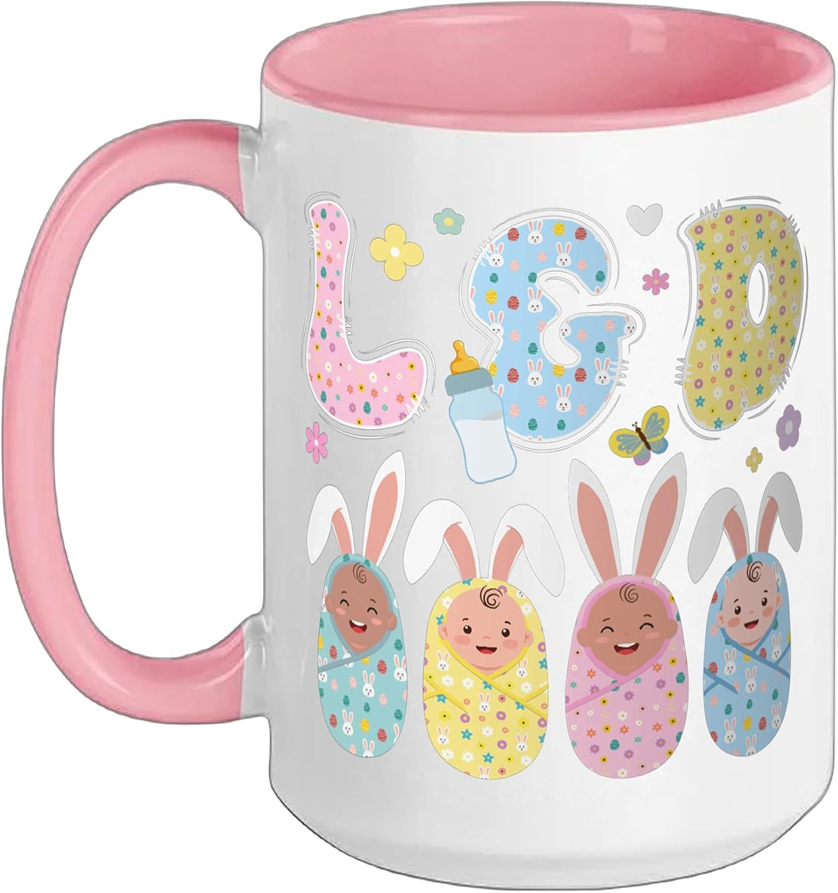 L&D Easter Bunny L&D Nurse Easter Day L&D Nursing Ceramic Mug
