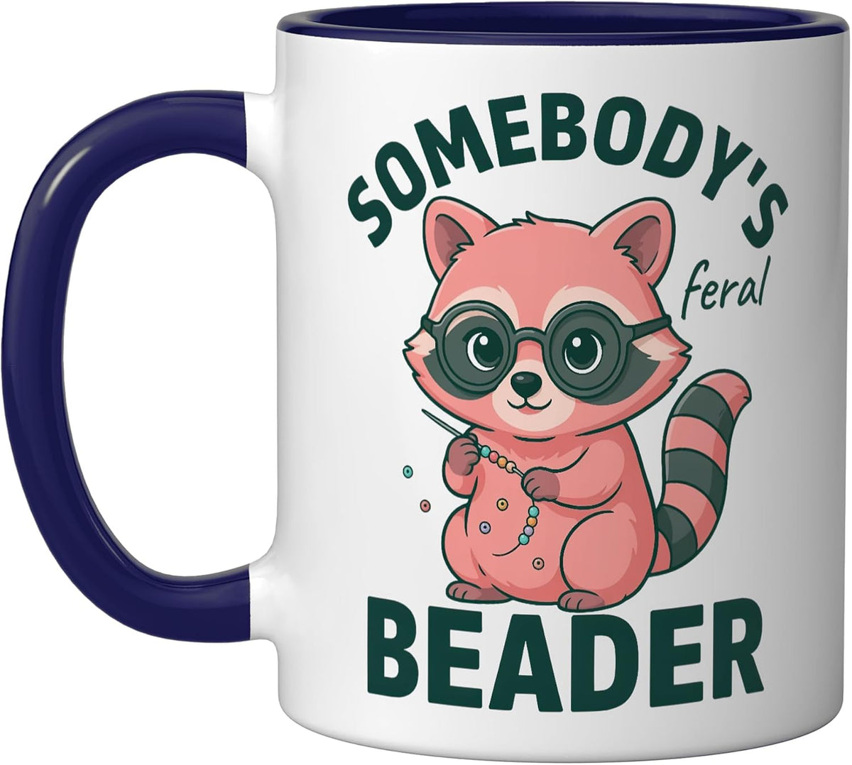 Beading Beadwork Stringing Beadcraft Beader Bead Ceramic Mug