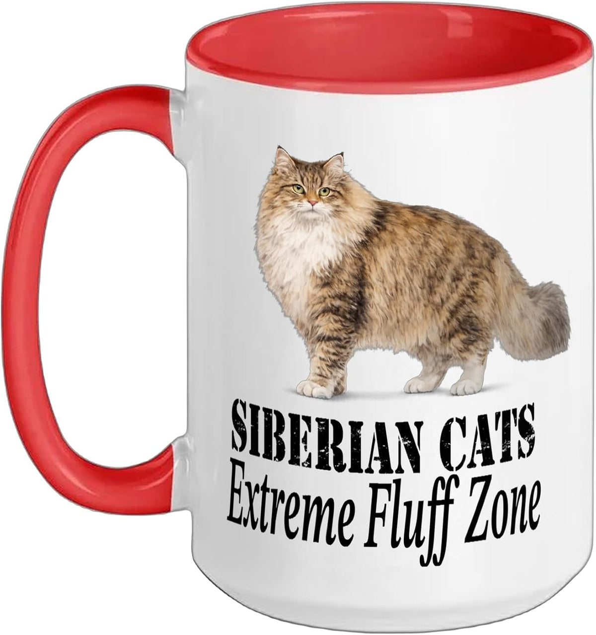 Siberian Cats Extreme Fluff Zone Pet Cat Owner Design Ceramic Mug