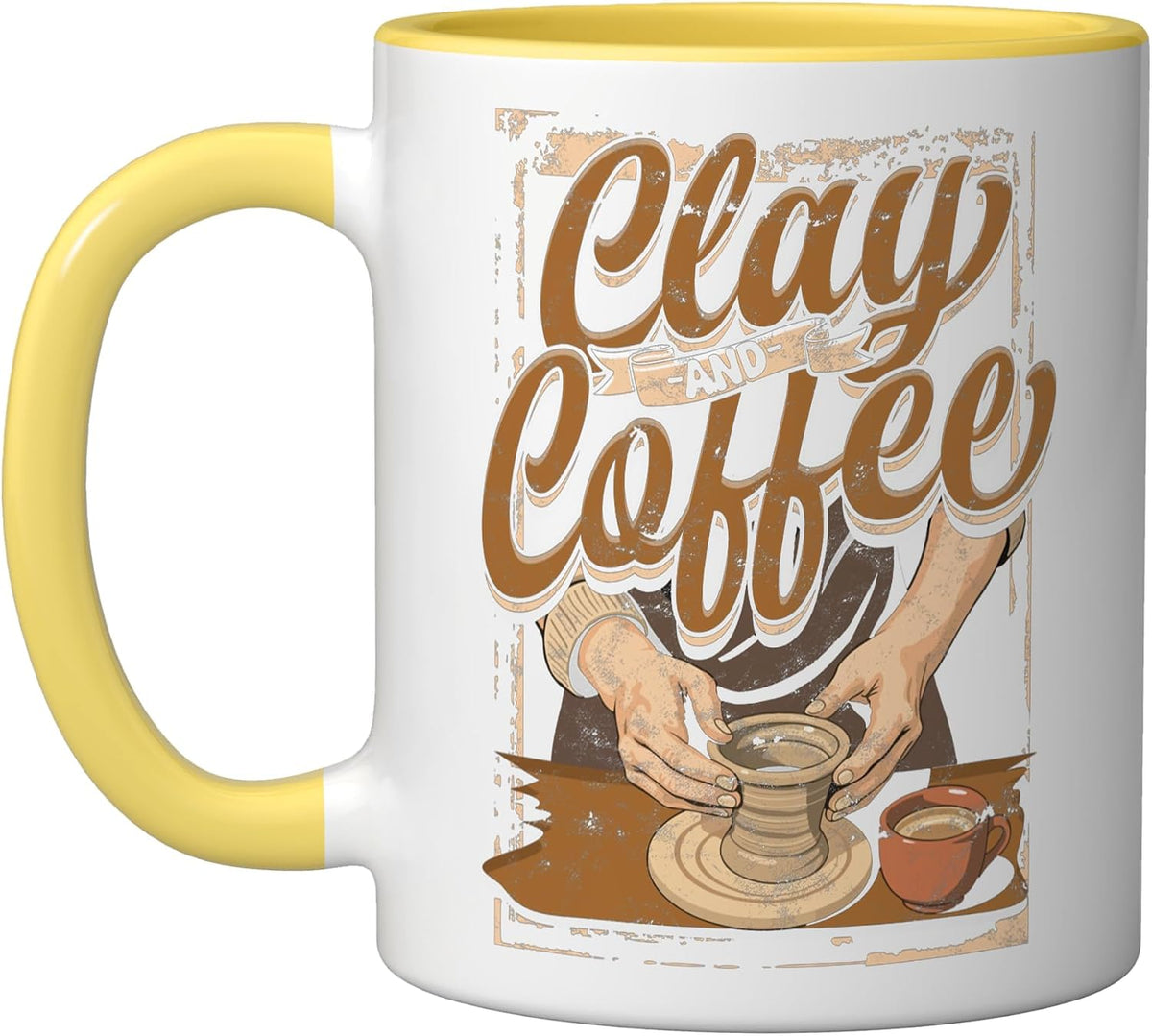Pottery Potters Clay And Coffee Ceramic Mug