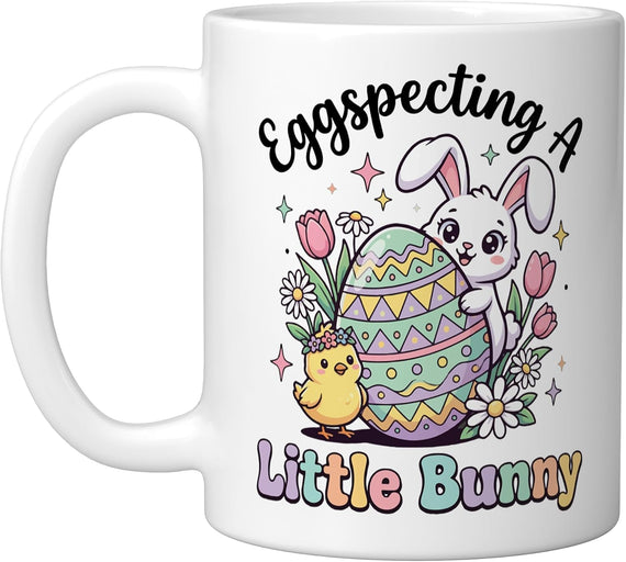 Eggspecting A Little Bunny Ceramic Mug