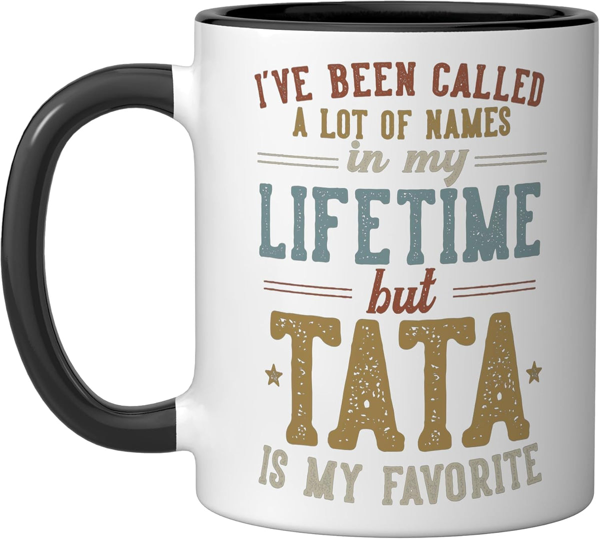 Tata Is My Favorite Name - Father's Day Tata Ceramic Mug