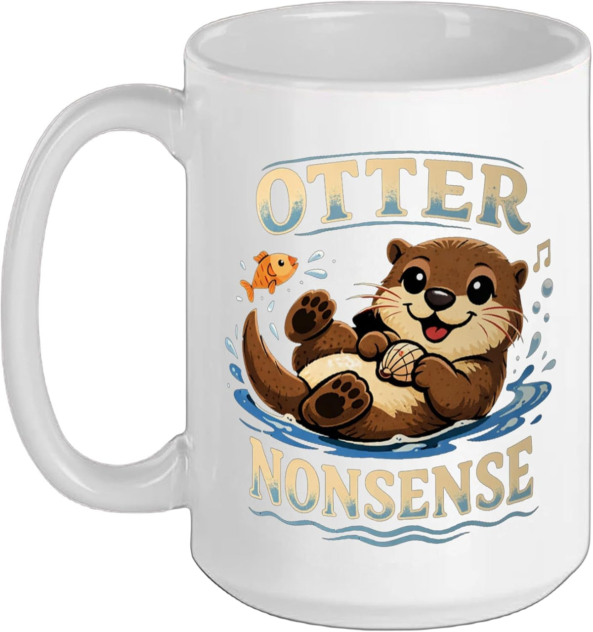 Otter Nonsense Ceramic Mug