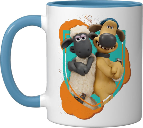 Shaun The Sheep And Bitzer Best Friends Ceramic Mug