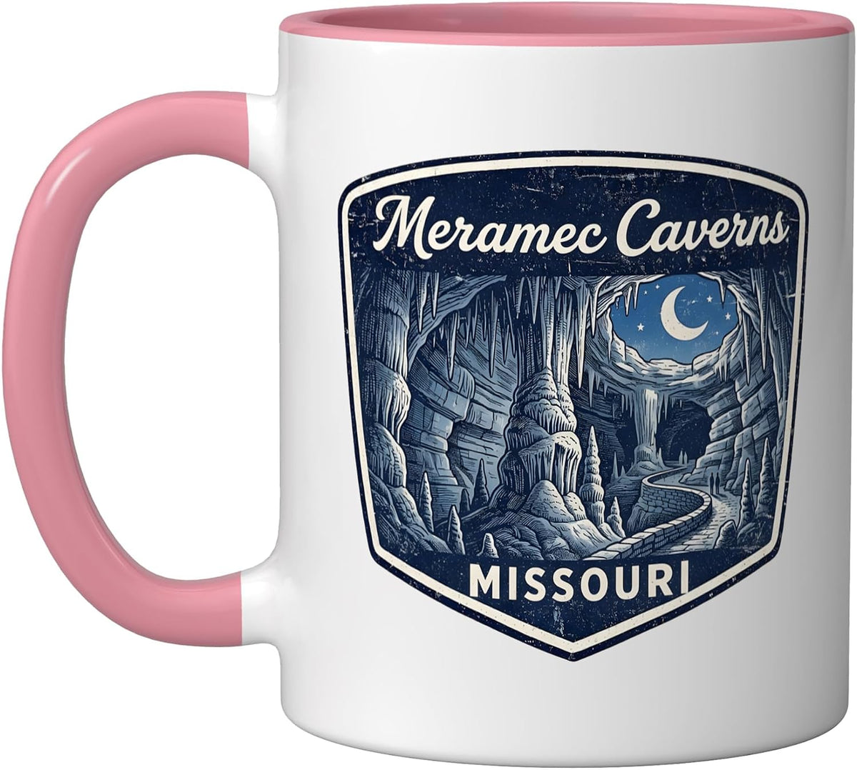 Meramec Caverns Missouri Cave Exploration Adventure Ceramic Mug