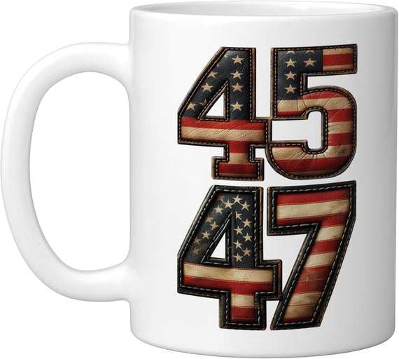 45 47 Usa Vintage July 4th Ceramic Mug