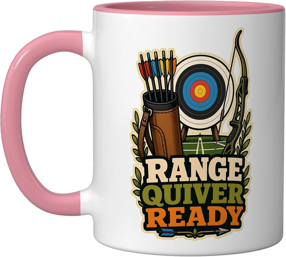 Range Quiver Ready Archery Grouping Ceramic Mug