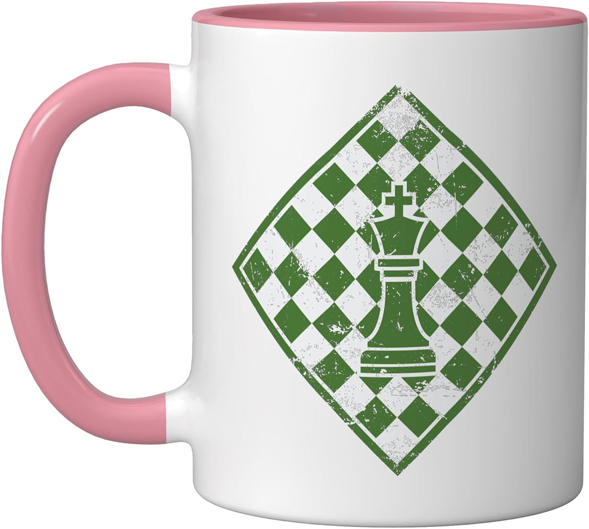 Chess Board With King Ceramic Mug