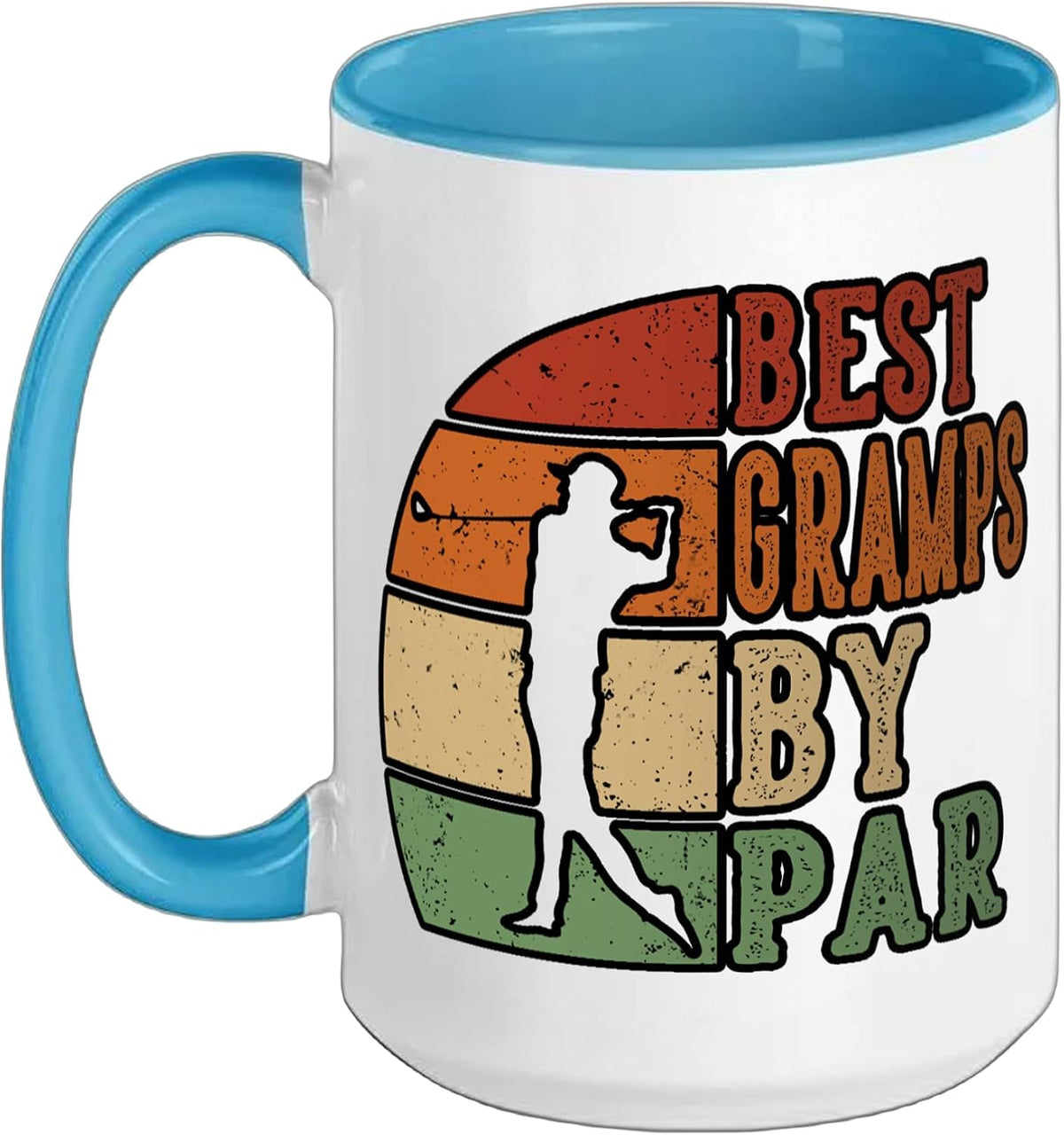 Best Gramps By Par Classic Heritage Golf Father's Day Ceramic Mug