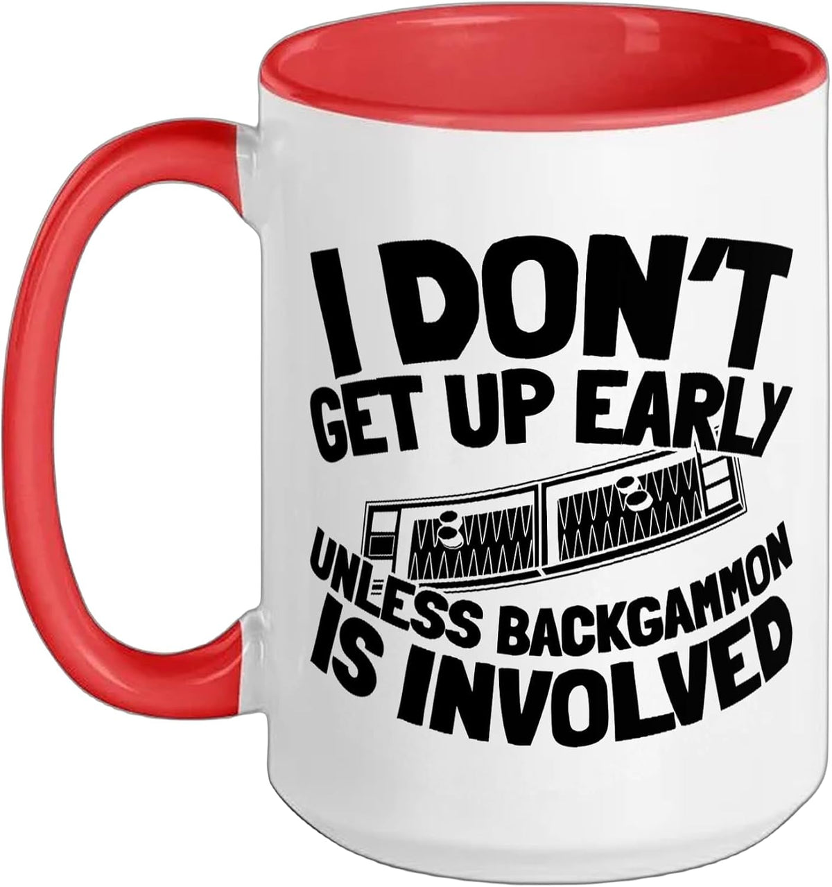 Dice - Board Game Strategy Backgammon Ceramic Mug
