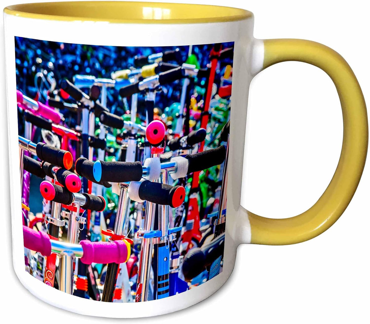 Colorful Handle Bars. Choose Your Scooter Ceramic Mug