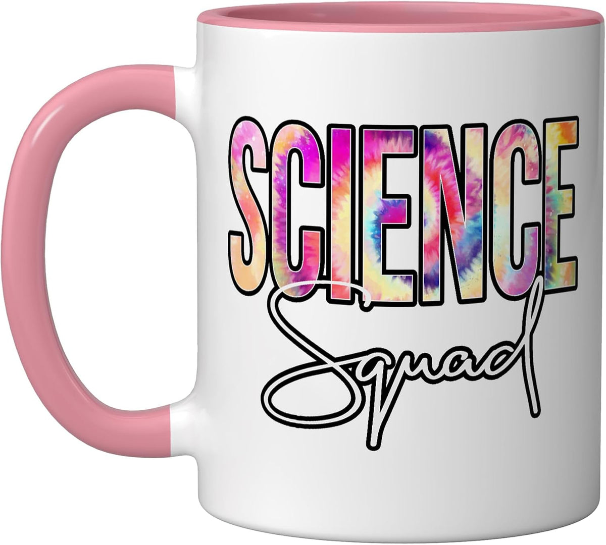 Science Squad Tie Dye Back To School Women Appreciation Ceramic Mug