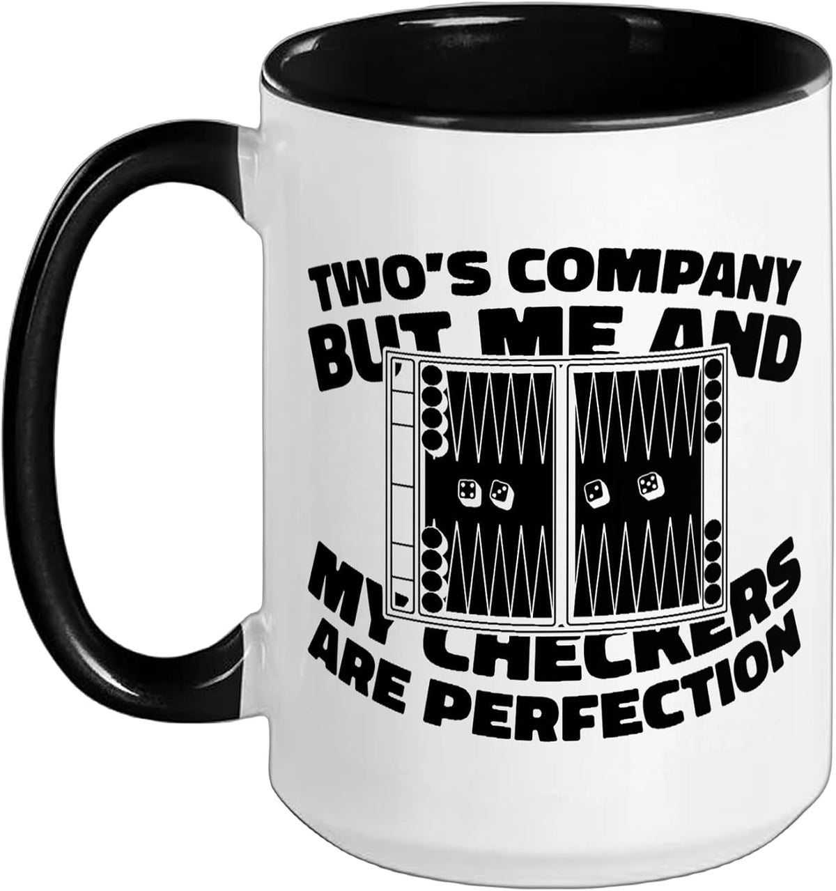 Board Game Dice - Strategy Backgammon Ceramic Mug