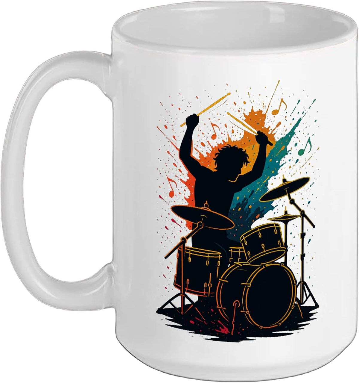 Colorful Drums Ceramic Mug