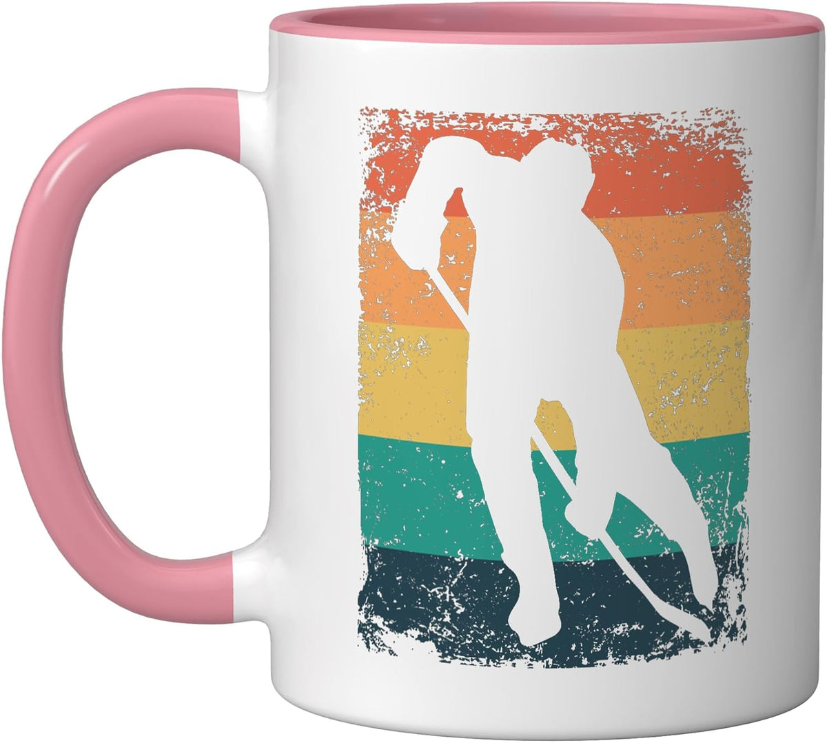 Ice Hockey Player Vintage Boys Ice Hockey Ceramic Mug