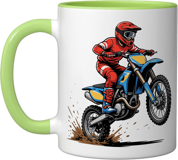 Kids Dirt Bike Ceramic Mug