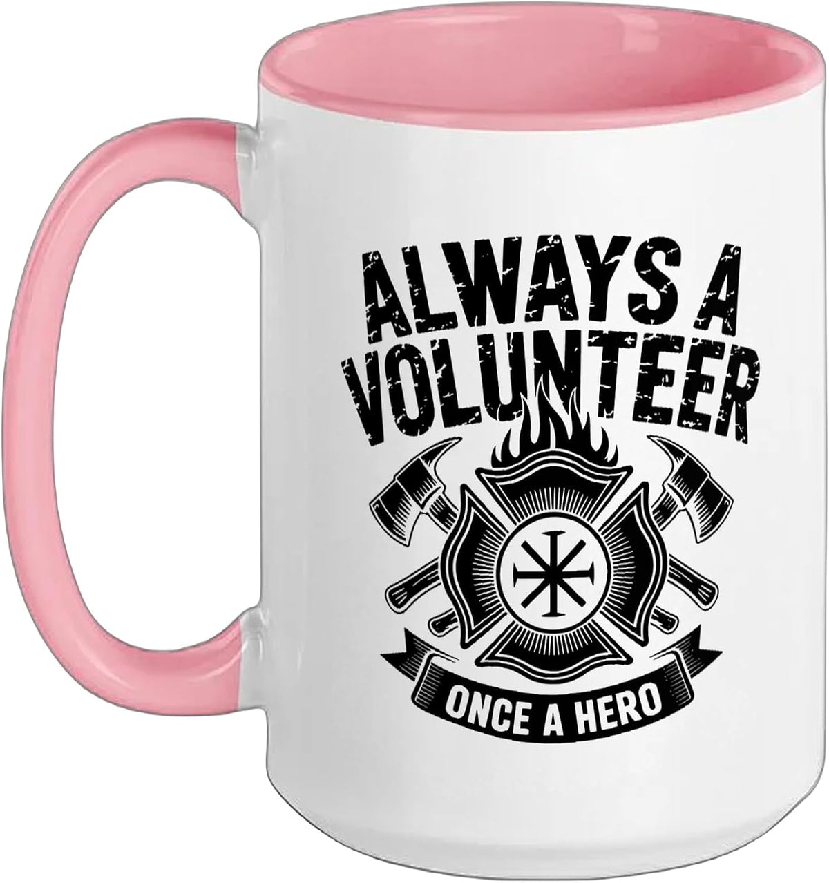 Proud Retired Volunteer Firefighter Served Community Years Ceramic Mug