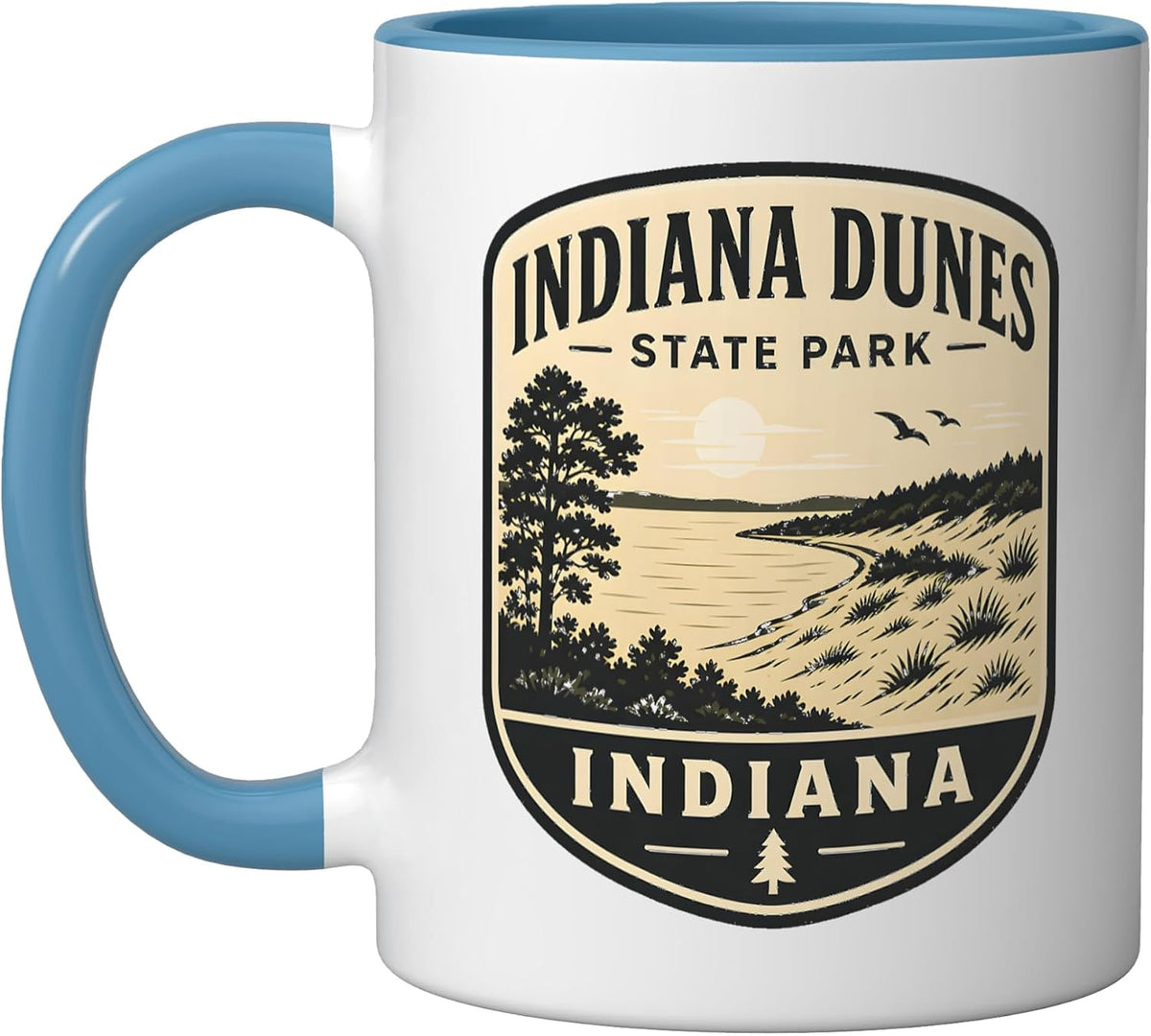 Indiana Dunes State Park Scenic Nature Landscape Ceramic Mug