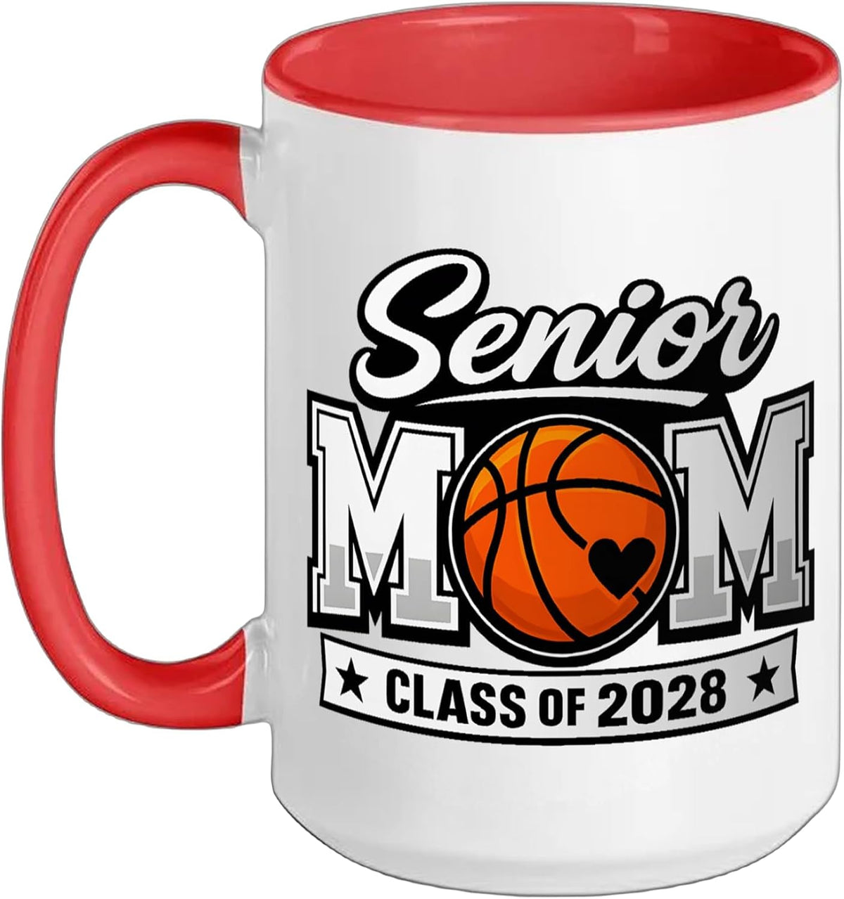 High School Graduation Class Of 2028 Senior Mom 28 Grandma Ceramic Mug